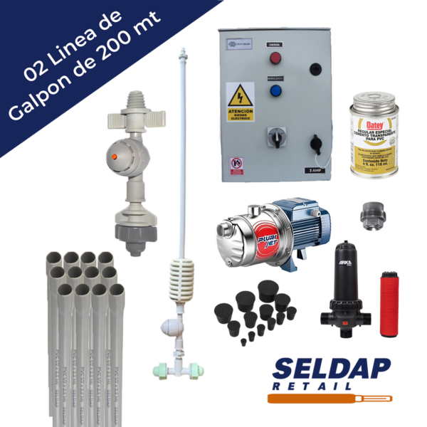 Sistema de Nebulizado 02 Lineas en Galpon de 200 mt SELDAP