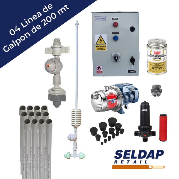 Sistema de Nebulizado 04 Lineas en Galpon de 200 mt SELDAP